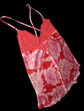 Clothes: Womens SOFIA INTIMATES Satin Nightgown (Large)
